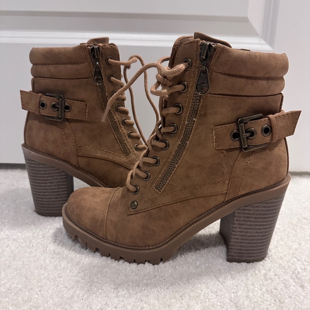 G by guess brown combat boots